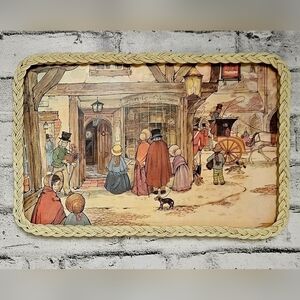 Vintage Imperial Melamine “The Curio Shop” Tea/Serving Tray – UK Made SMIT Guild